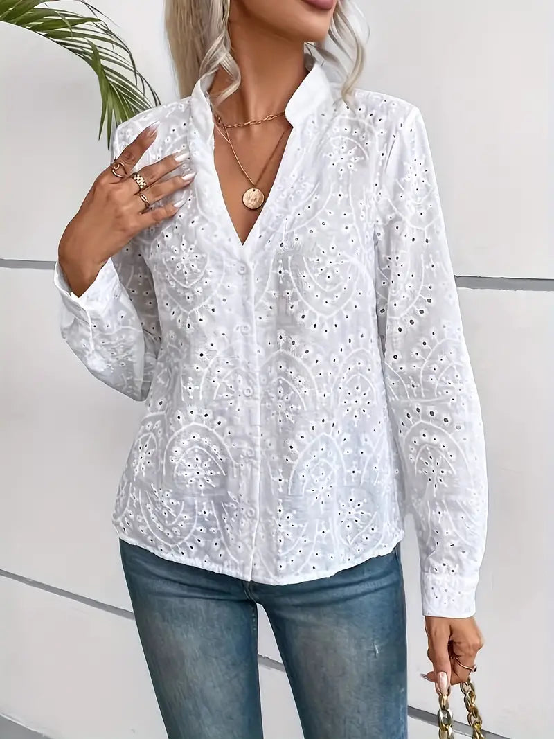 Chloe® | Stylish blouse with a boho motif