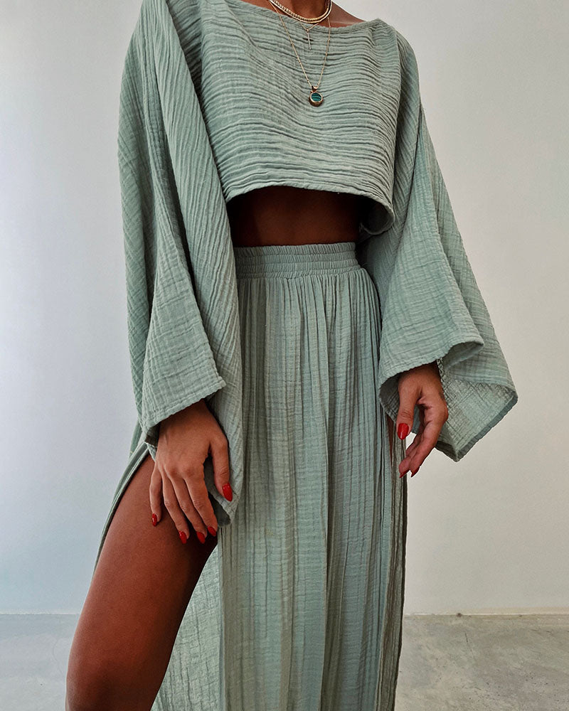 Antonella® | Two-Piece Set Flowy Split In