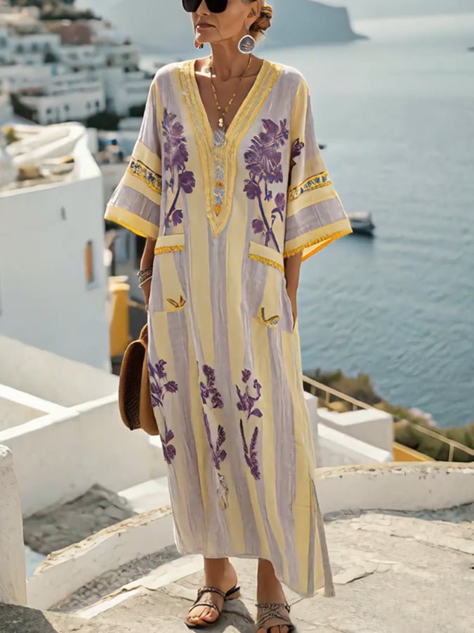 Joan | Effortless Loose Printed Dress for Every Occasion
