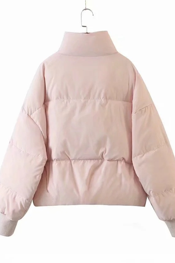 Brianna® | Stand Collar Zipper Pocket Thick Warm Cotton Jacket