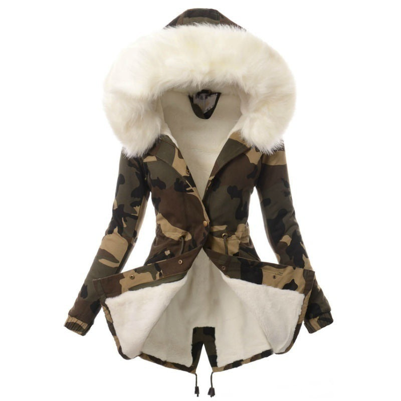 Deborah® | Casual camouflage coat for women
