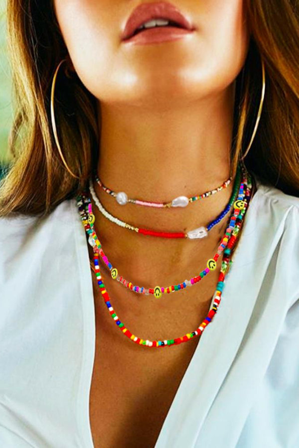 Bianca® | Sally Rainbow Millet Beads bead necklace set