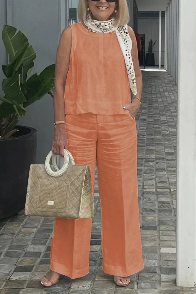 Ariana® | Elegant sleeveless jumpsuit