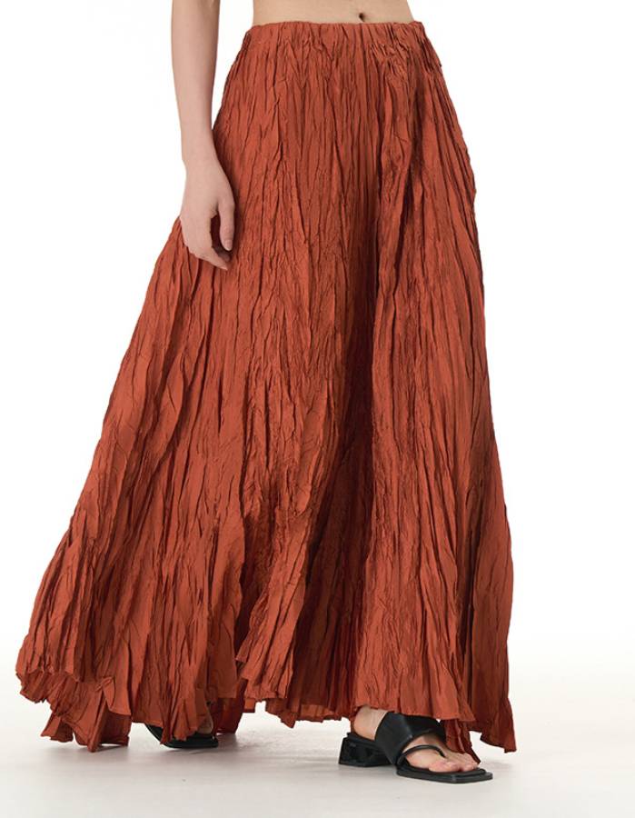 Alice® | Flowy, draped, smocked skirt