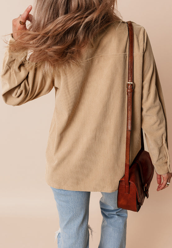 Balbina | Long-sleeved jacket with ruffles and buttons