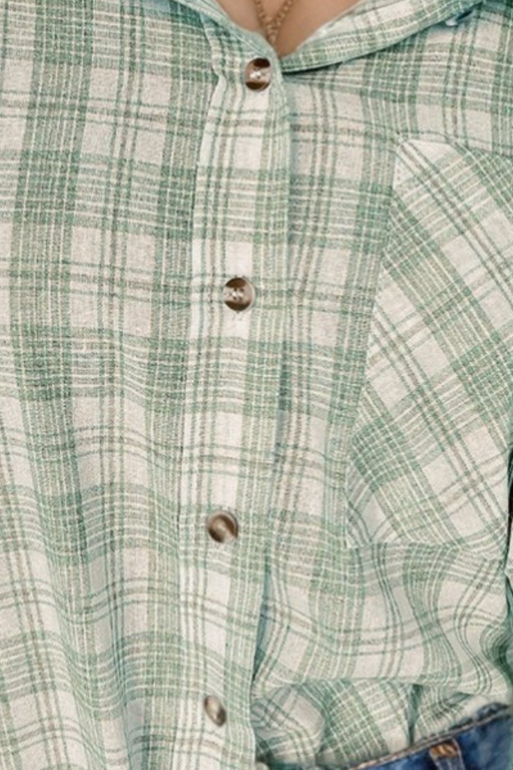 Carolina® | Hooded jacket with drawstring and buttons