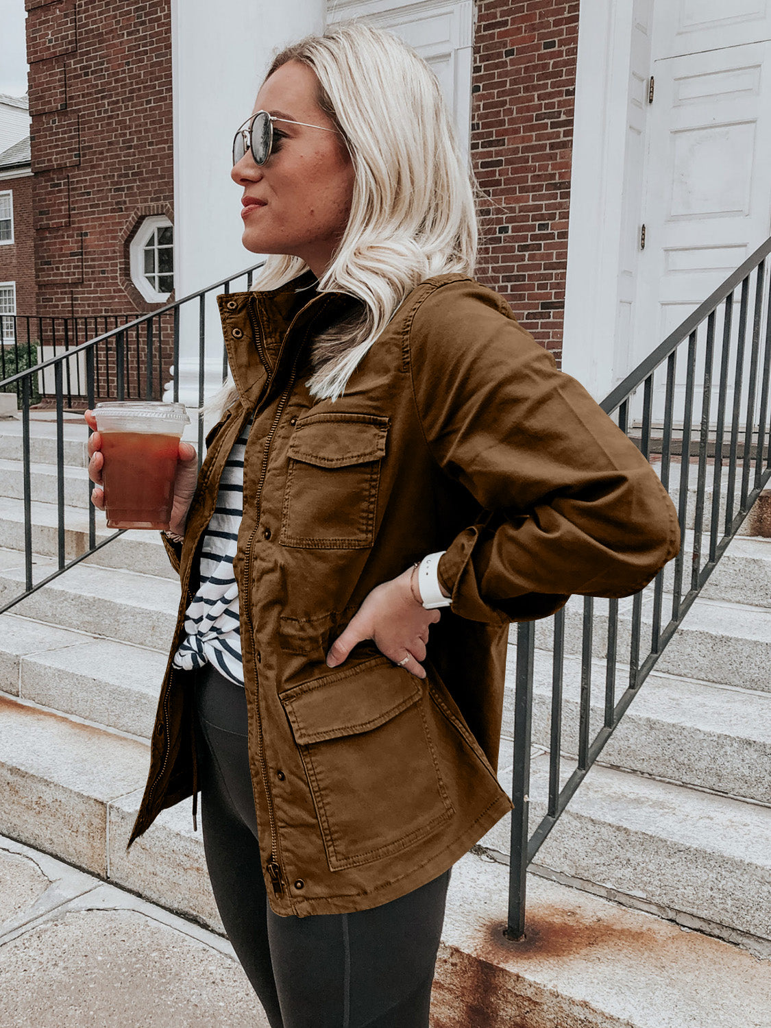 Carolina® | Long sleeve zip jacket with pockets
