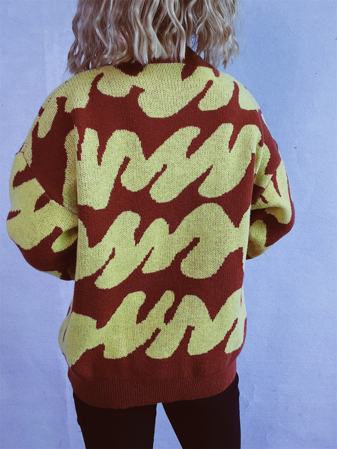 Anita® | Contrasting long-sleeved sweater with a crew neck