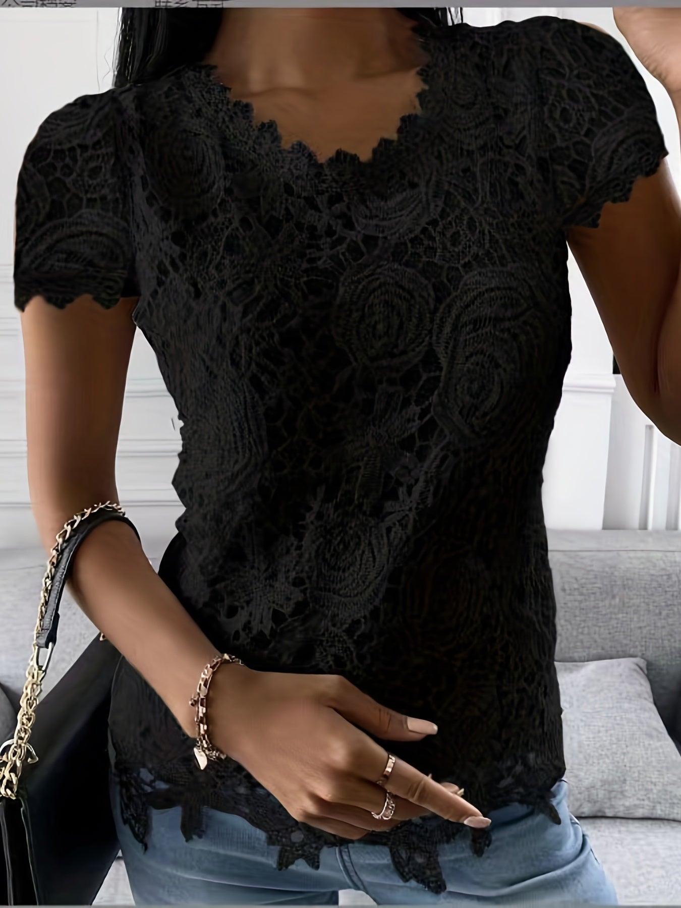 Berta® | Elegant T-Shirt With Short Sleeves For Spring And Summer