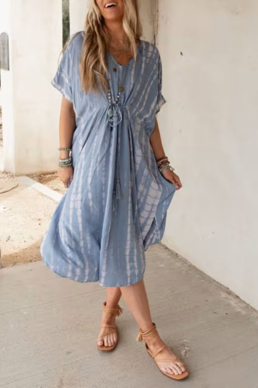 Abigail® | Batik kimono dress