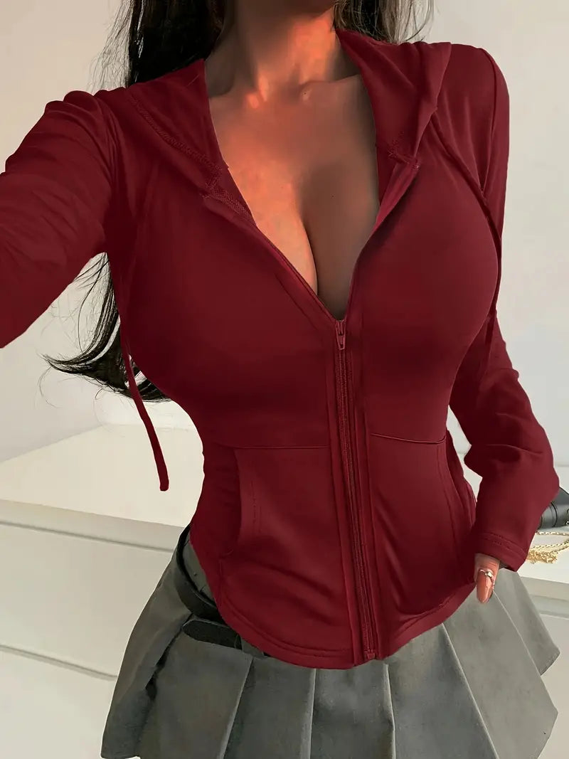 Caterina® | Cotton Zip-Up Hoodie