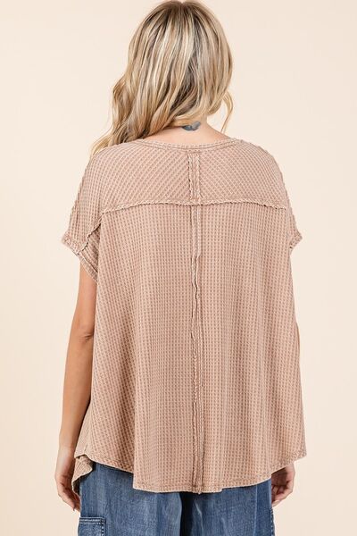 Bianca® | Knitted oversized top with a pointed hem