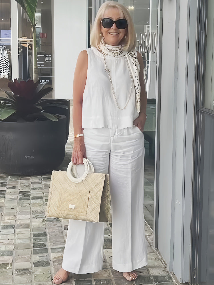 Aricia® | Cotton Linen Trouser Suit