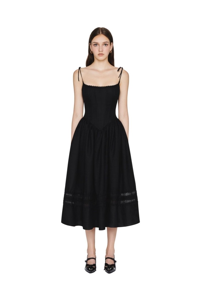Brenda® | A-Line Midi Slip With Lace Trim
