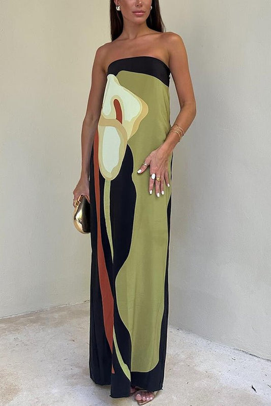 Aeliana® | Loose Fit Floral Maxi Dress
