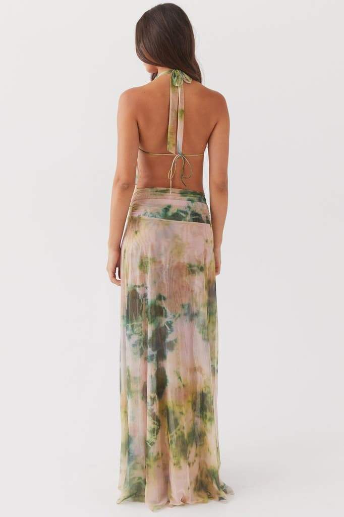 Aída® | Printed Halterneck Maxi Dress