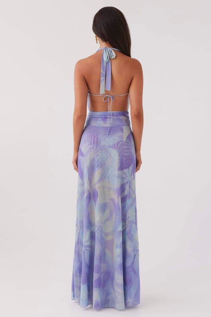 Aída® | Printed Halterneck Maxi Dress