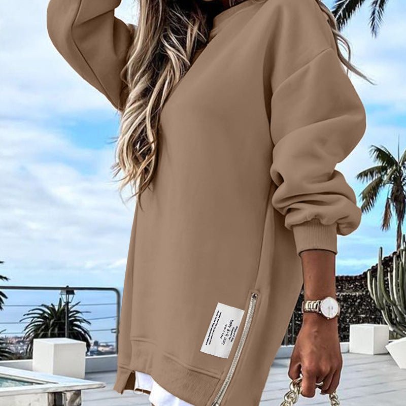 Alicia | Short sweater in plain color