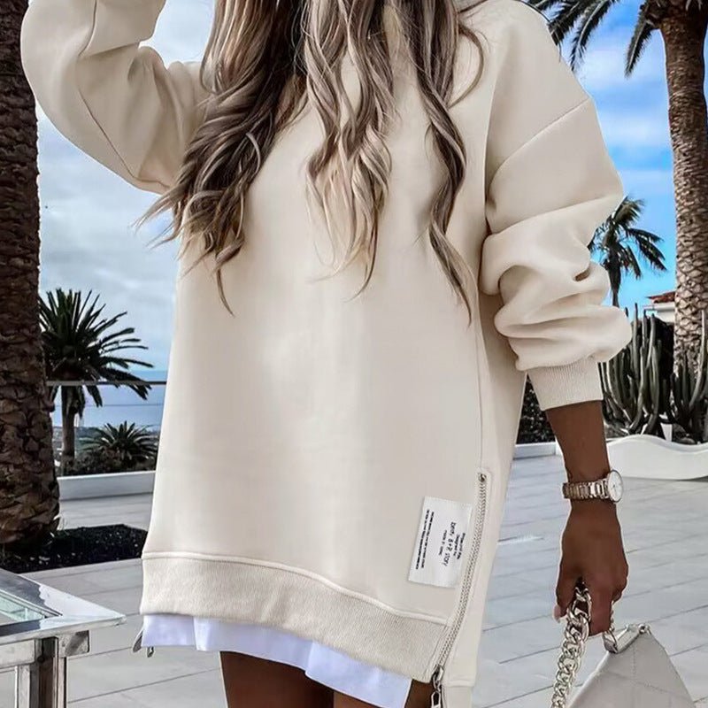 Alicia | Short sweater in plain color