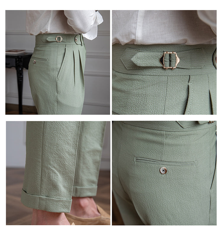 Irving | Men's Pleated Cropped Pants