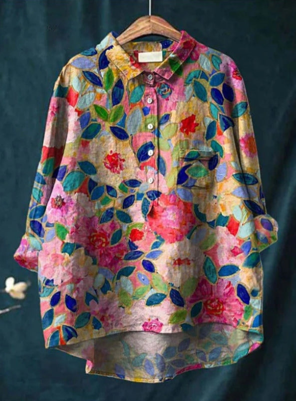 Adela® | Elegant floral blouse