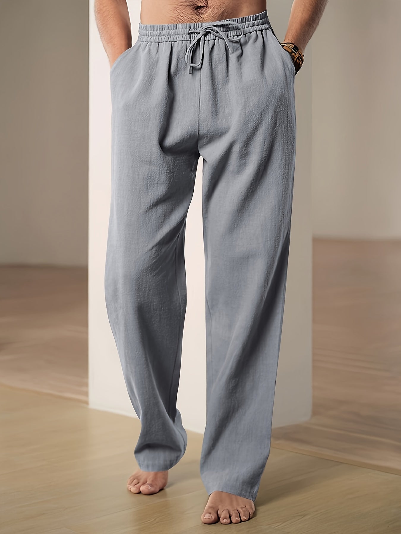 Omar | Relaxed Fit Drawstring Pants for Men - Comfortable Summer Style