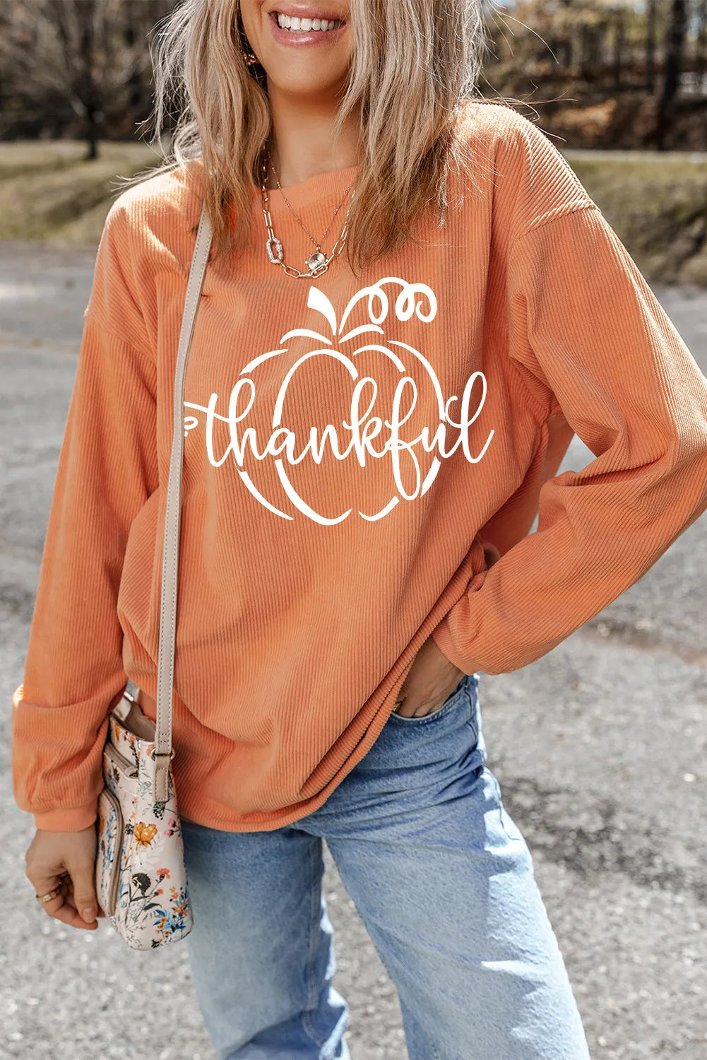 Birgit® | Graphic crew neck long sleeve sweatshirt