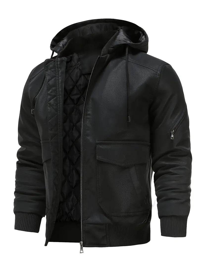 Kyle | Men's Hooded Bomber Jacket