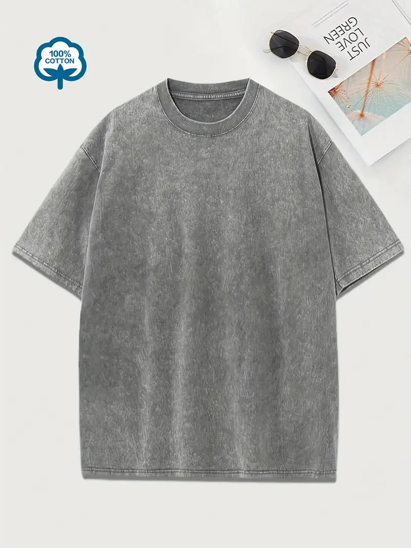 Elisa® | Crew Neck Cotton T-Shirt