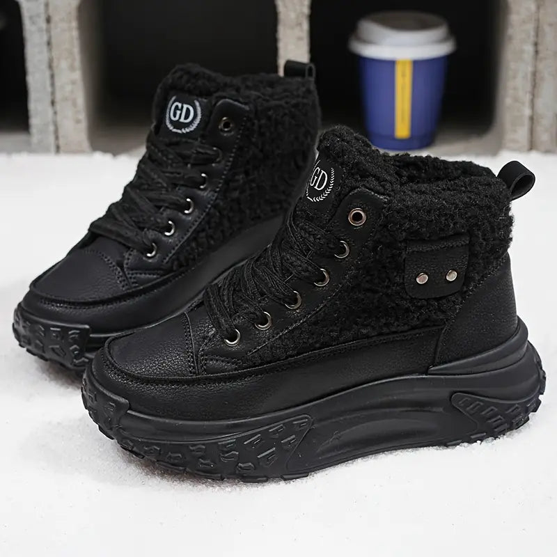 Edna® | Waterproof plush ankle boots