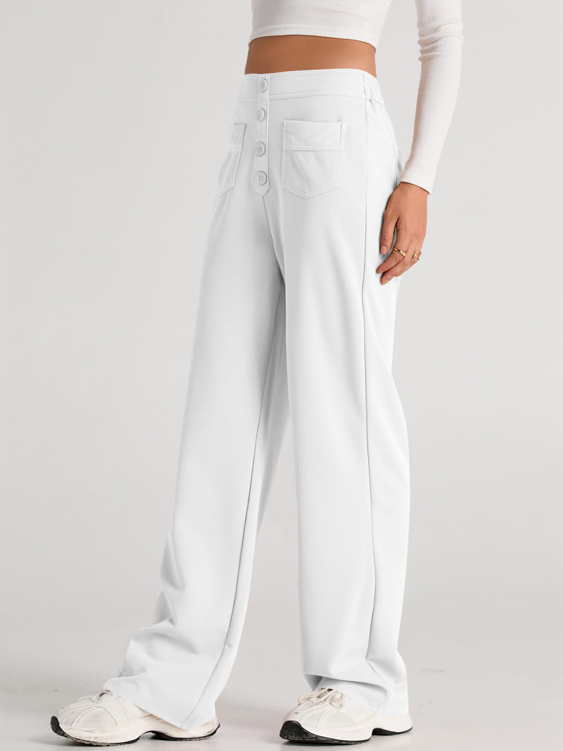 Apolonia | Wide-leg, high-waisted trousers