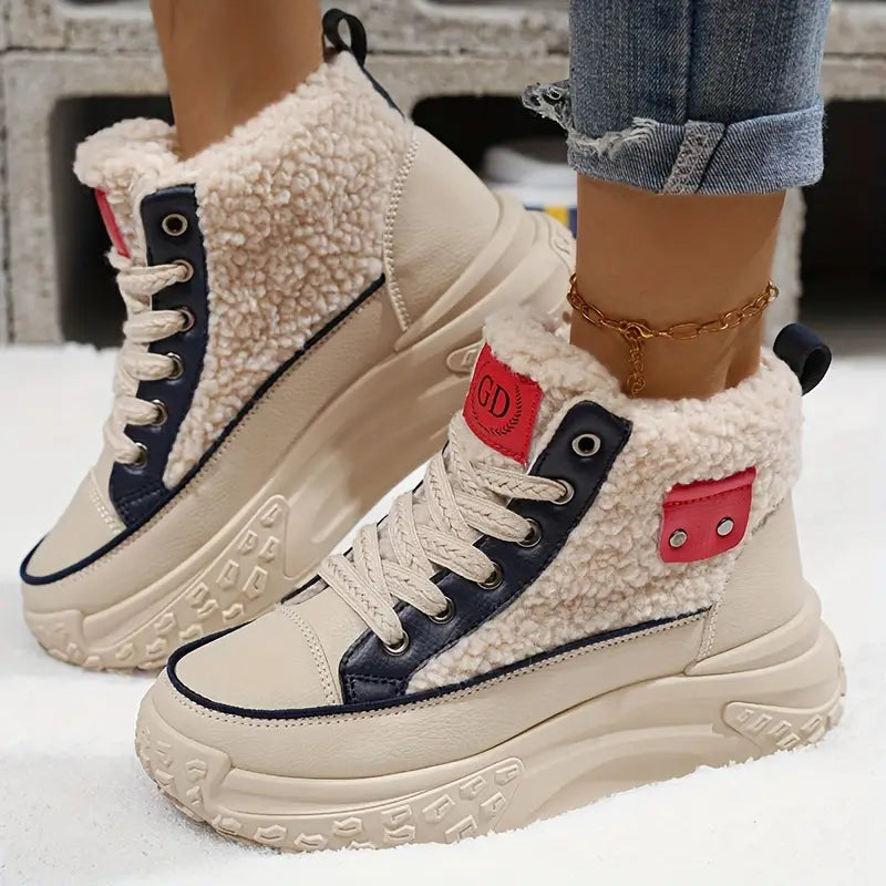 Edna® | Waterproof plush ankle boots