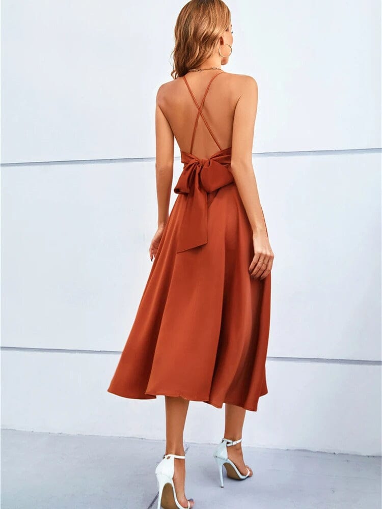 Antonella® | Dress Women's Strapless Silk Maxi Dress