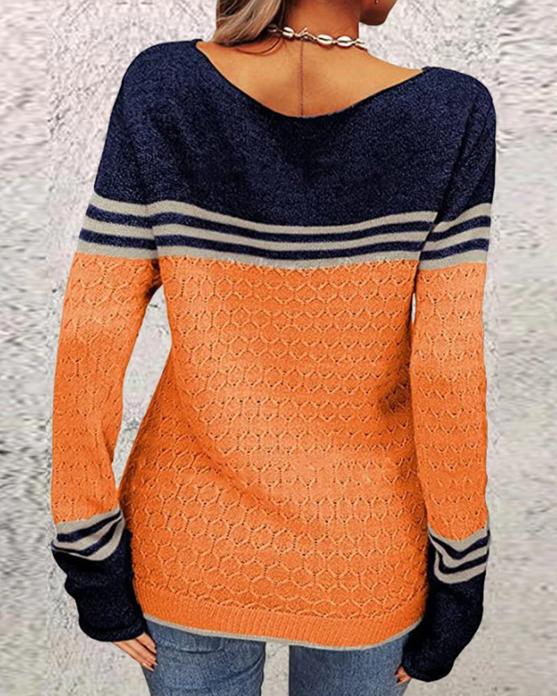 Cinthia® | Casual cotton sweater in various colors for women