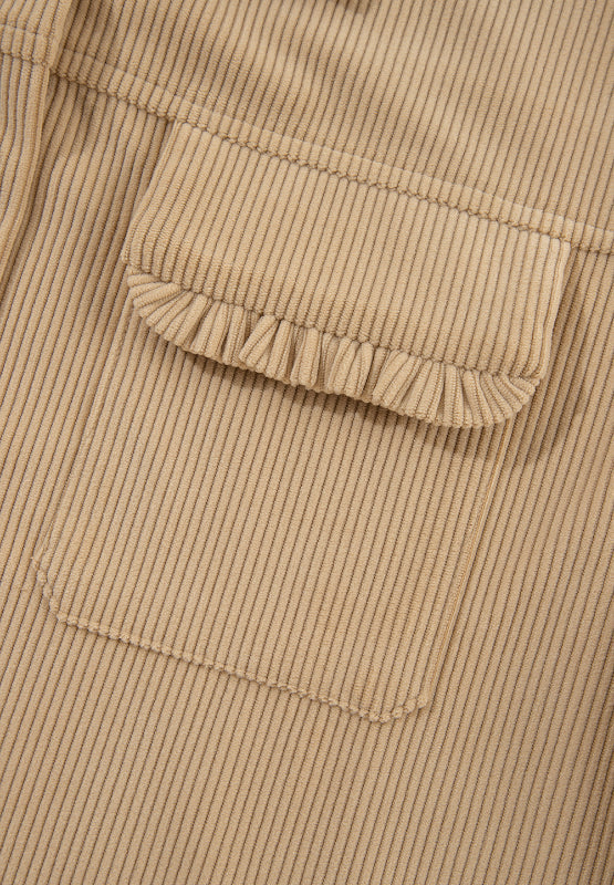 Balbina | Long-sleeved jacket with ruffles and buttons