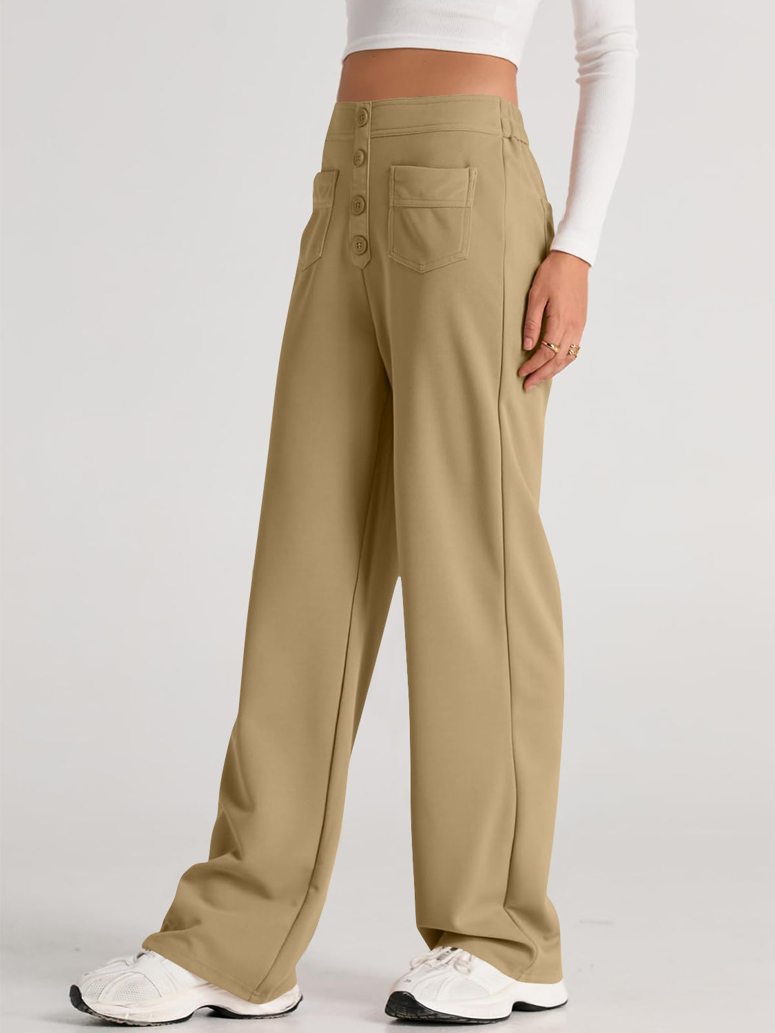 Apolonia | Wide-leg, high-waisted trousers
