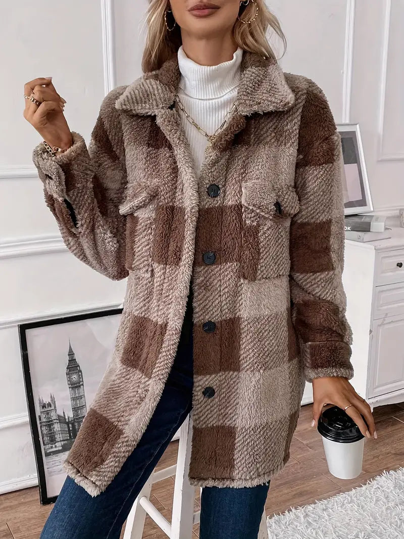 Blanca® | Knitted plush coat