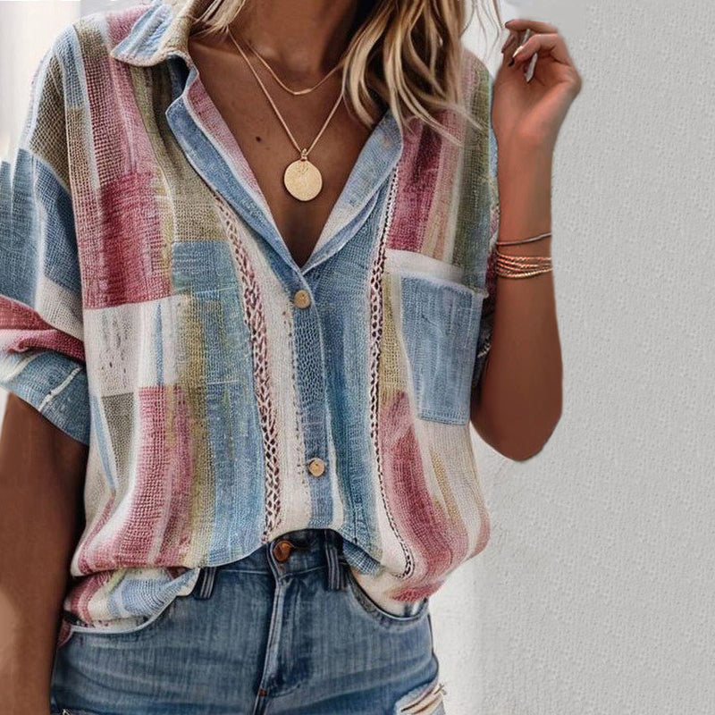 Consuelo® | Striped blouse with buttons
