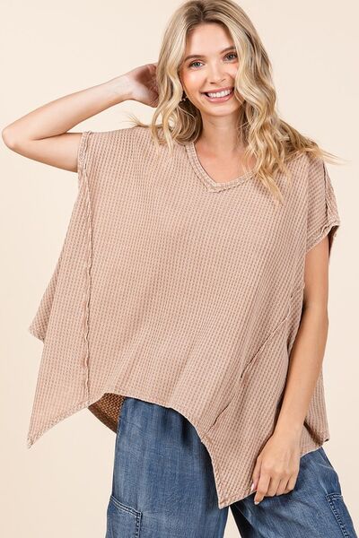 Bianca® | Knitted oversized top with a pointed hem