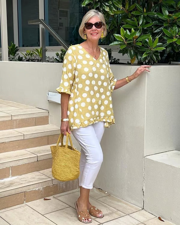 Annamaria® | Stylish V-Neck Blouse