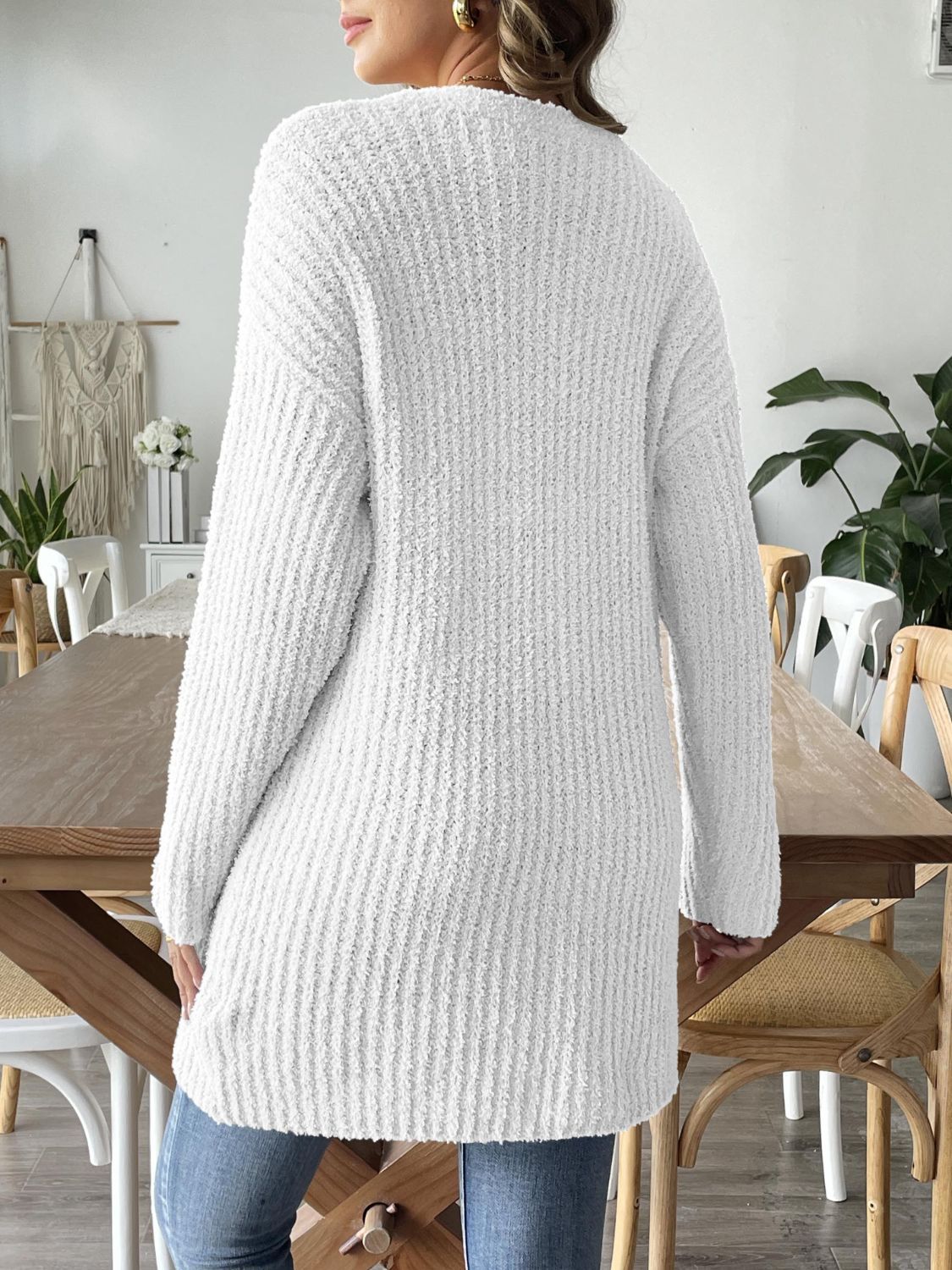 Elisa® | Long sleeve open front cardigan