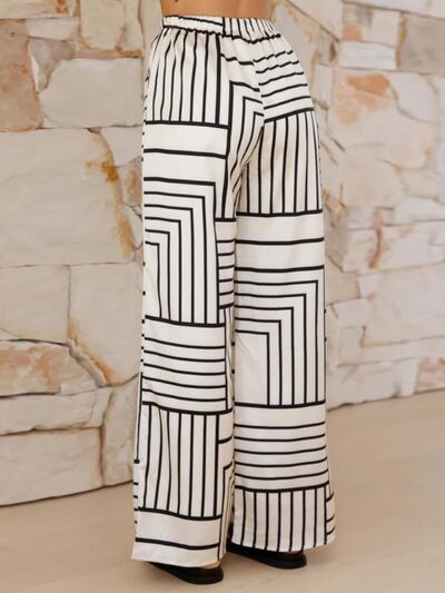 Aida® | Button-down top and half sleeve pants set