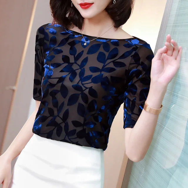 Bianca® | Comfortable Summer Blouse Made Of Velvet