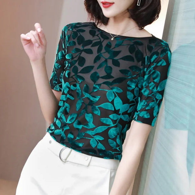 Bianca® | Comfortable Summer Blouse Made Of Velvet