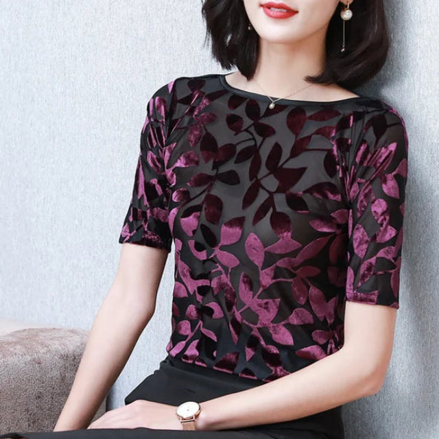 Bianca® | Comfortable Summer Blouse Made Of Velvet