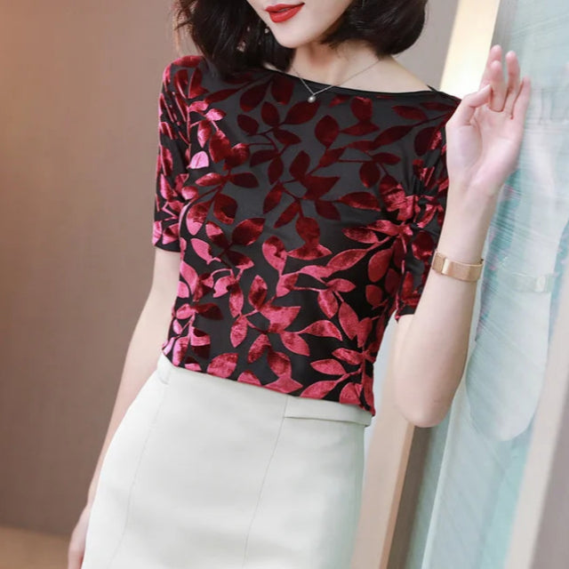 Bianca® | Comfortable Summer Blouse Made Of Velvet