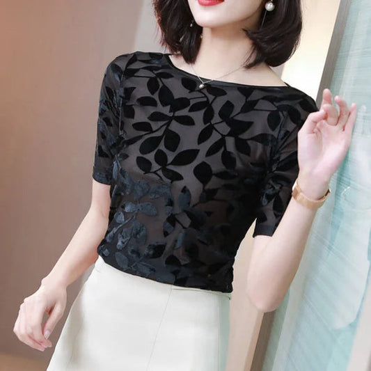 Bianca® | Comfortable Summer Blouse Made Of Velvet