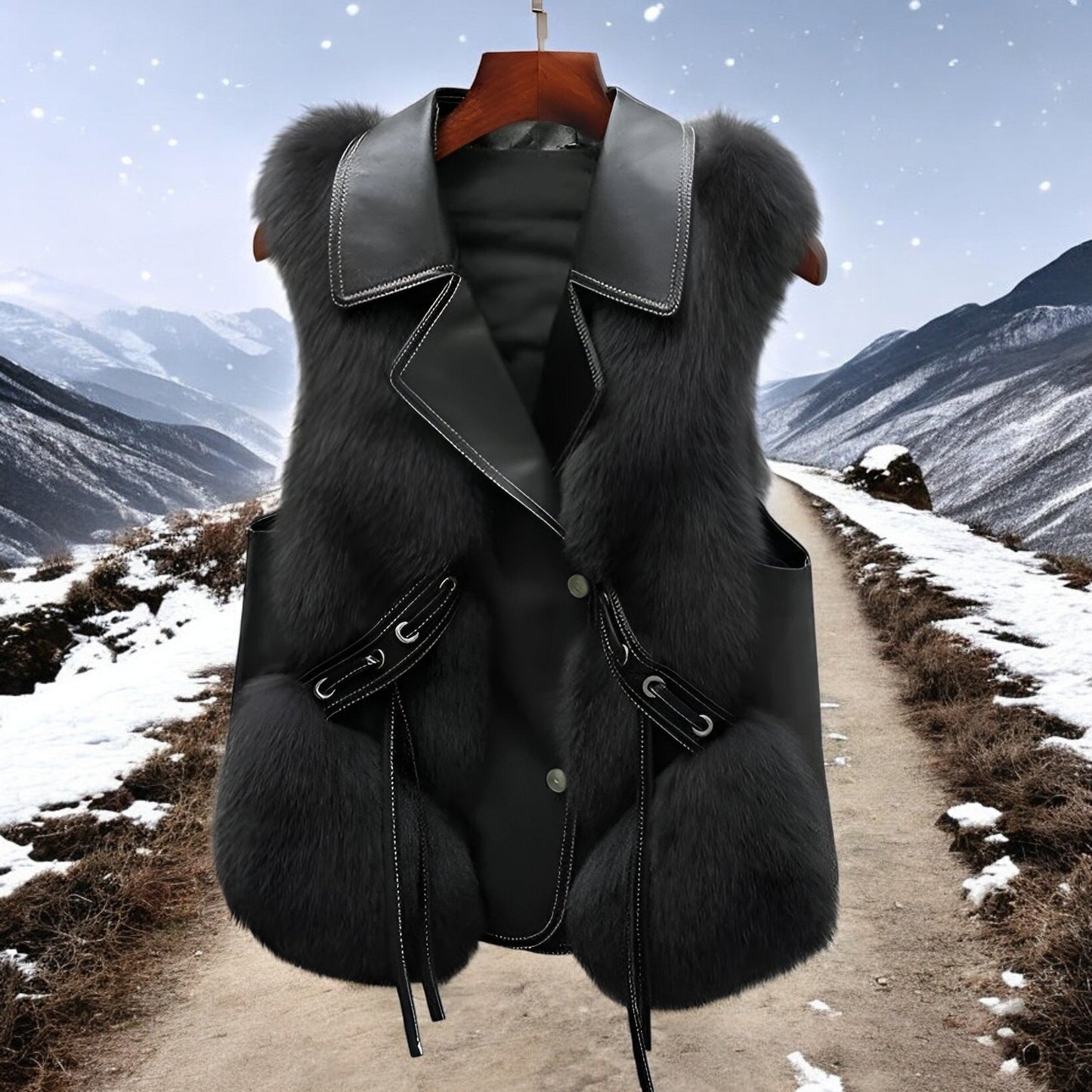 Cornelia® | Arctic fur vest