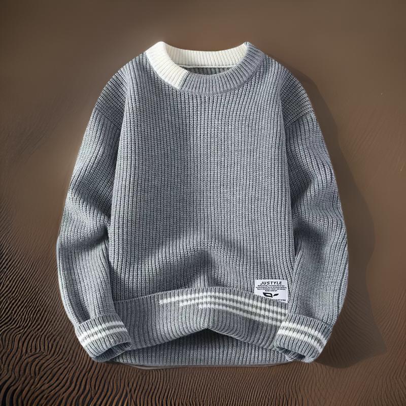 Josephus | Men's Striped Relaxed Fit Sweater
