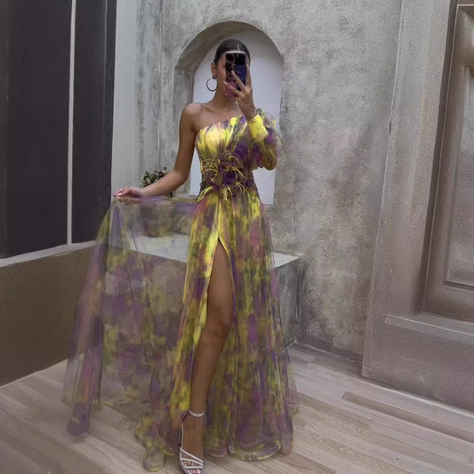Araceli® | Elegant Long Sleeve Maxi Dress